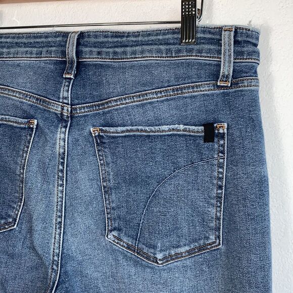 Joe’s Jeans The Niki Mid Rise Distressed Cropped Boyfriend Jeans Sz 30 - Picture 6 of 11